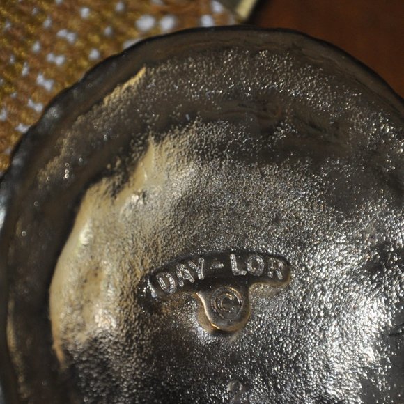 Vintage 80 Black Gold Metal Fish Scale Stretch Belt Buckle Marked Day-Lor 24-40" - Picture 4 of 4